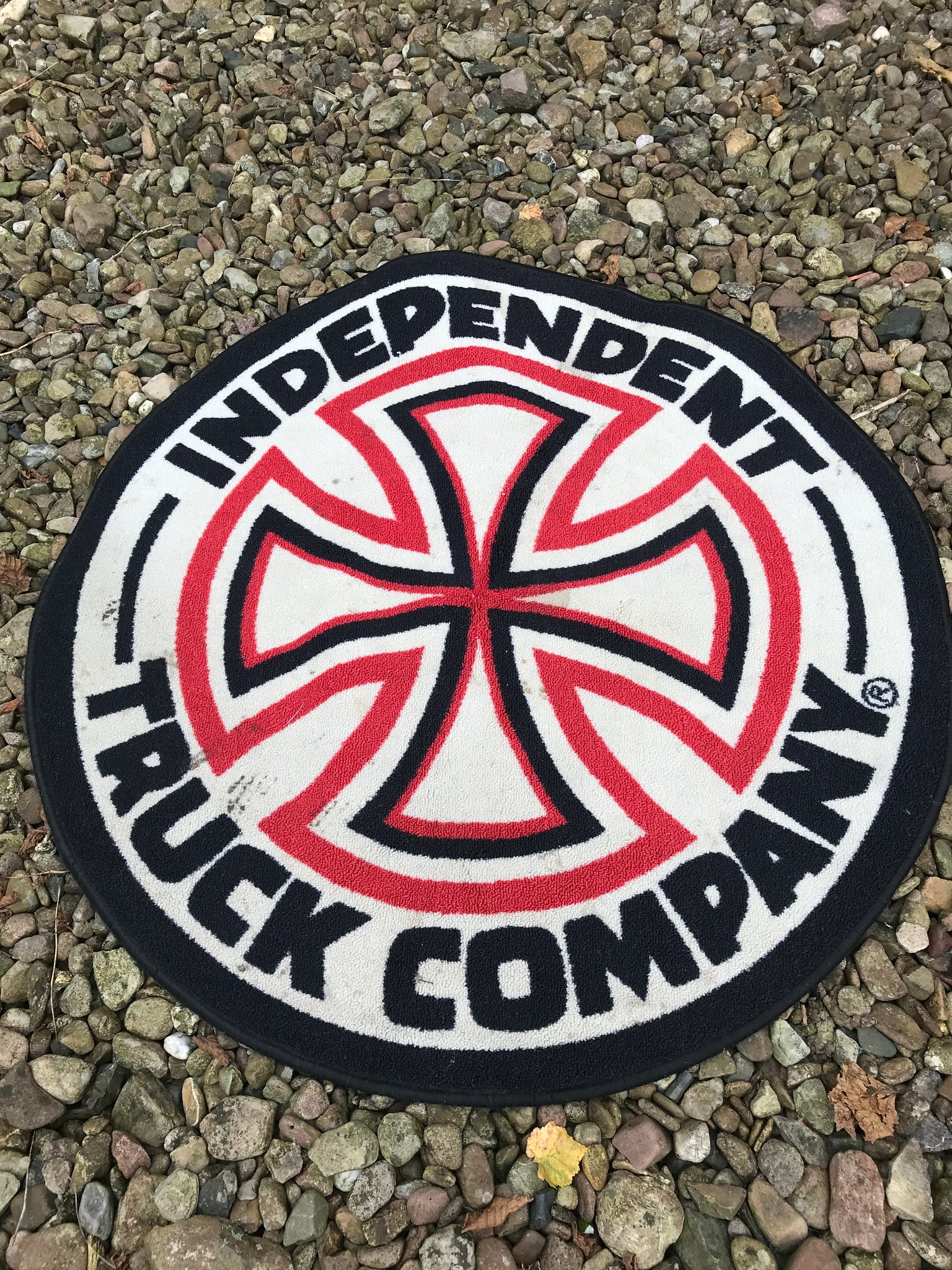 Independent Truck Company Teppich Durchmesser 1m Skateboard Skate ULTRA SELTEN