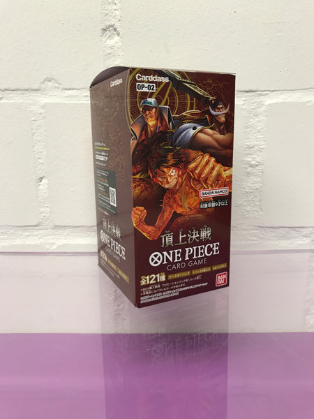 One Piece Card Game - Paramount War Booster Box OP-02 (japanisch) NEU & OVP!