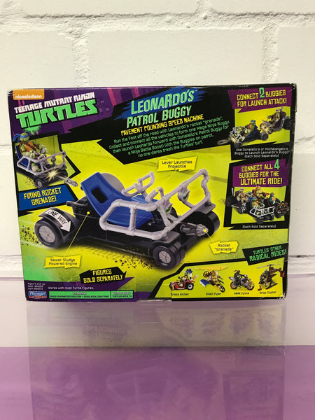 Patrol Buggy Leonardo Figur TMNT Teenage Mutant Ninja Turtles Neu & OVP 2014