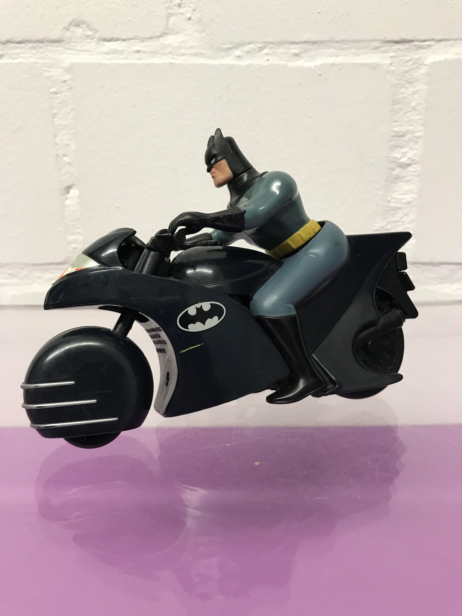 Batman + Motorrad Figur Vintage Retro Kenner Original