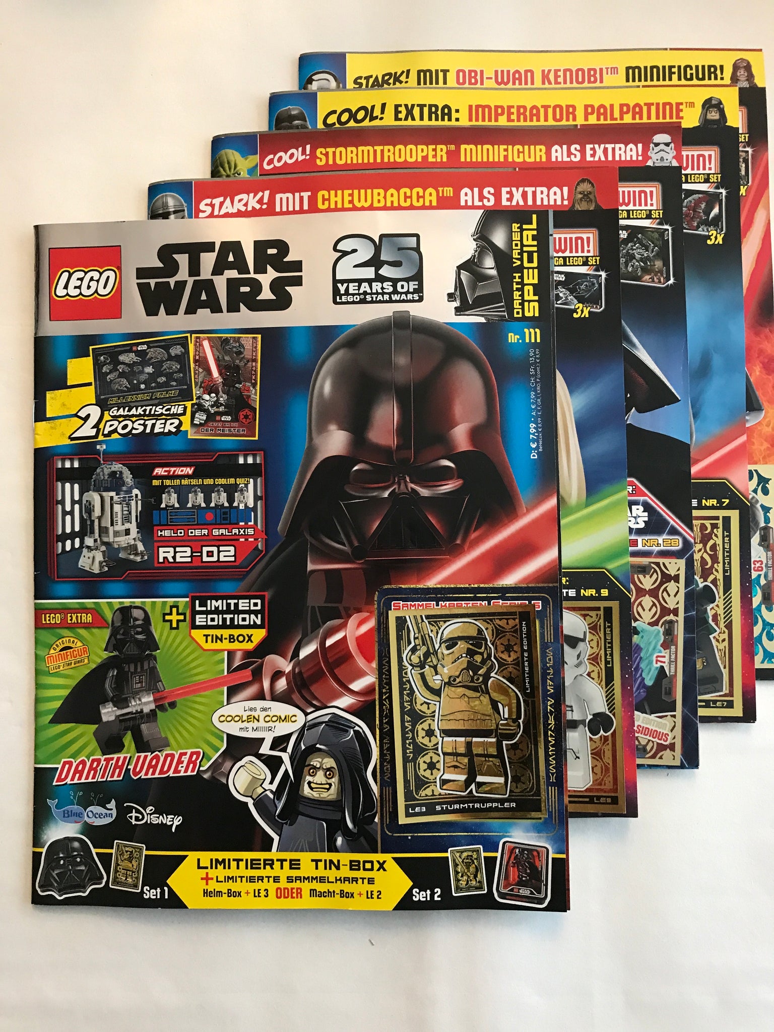 Lego Star Wars Heft Set 5stk TCG Limited Edition Packs