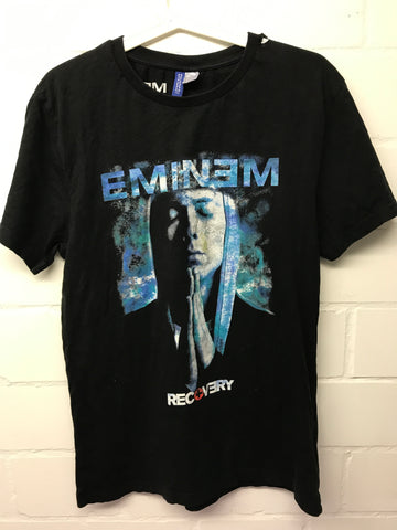 Tshirt Eminem Recovery Album H&M Album Shirt s