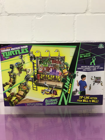 TMNT Billboard Breakout Set Ninja Turtles NEU Selten