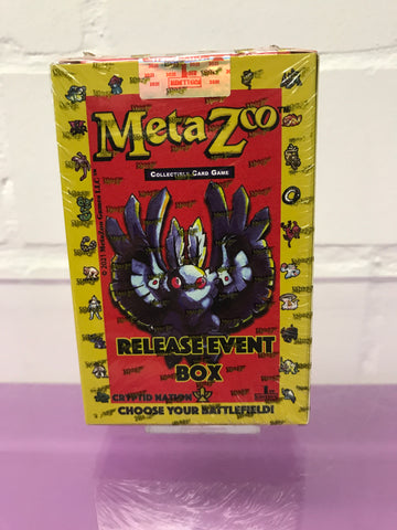 MetaZoo!! Cryptid Nation Release Event Box! Neu/Sealed! EN - 1 Edition Selten