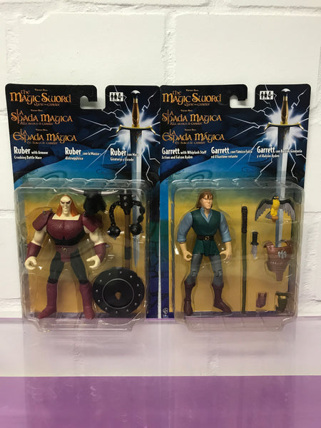 Magic Sword Figuren Set 4stk / King Arthur Kayley Ruber Garrett 1998