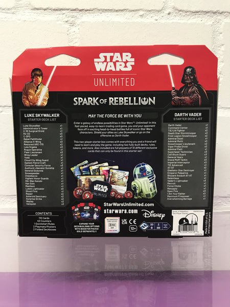 Star Wars Unlimited Spark of Rebellion Starter Deck Set (englisch)