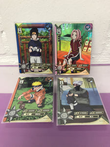 Naruto Sasuke Sakura Kakashi NR-PR-018 019 020 021 Naruto Kayou Karte