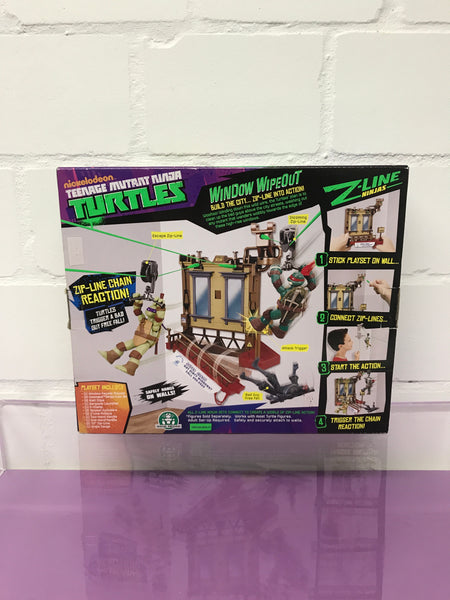 Teenage Mutant Ninja Turtles Window Wipeout Playset Spielset TMNT NEU