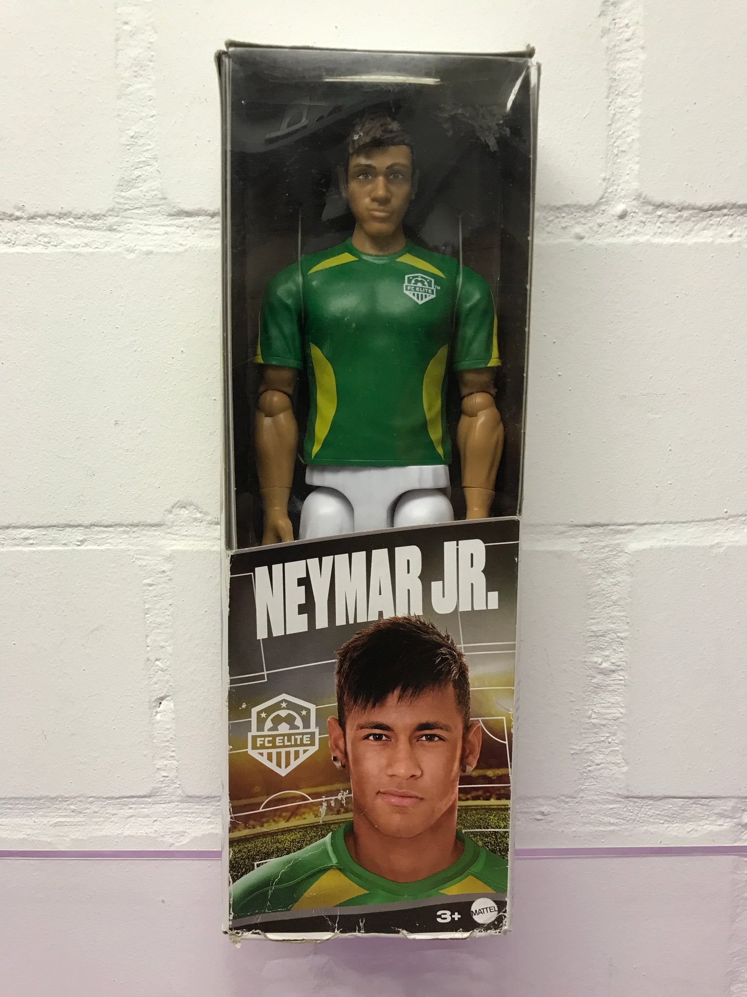 MATTEL: NEYMAR JNR / FC EITE SOCCER BRAZIL 12" ACTION FIGURE 2016 in OVP