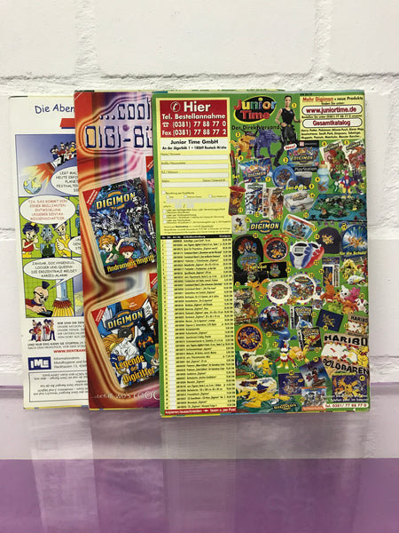 Digimon Retro Comic Heft Set 3stk (ohne Zubehör)