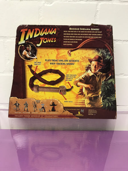 Indiana Jones Electronic Sound FX Whip Peitsche Retro + Sound