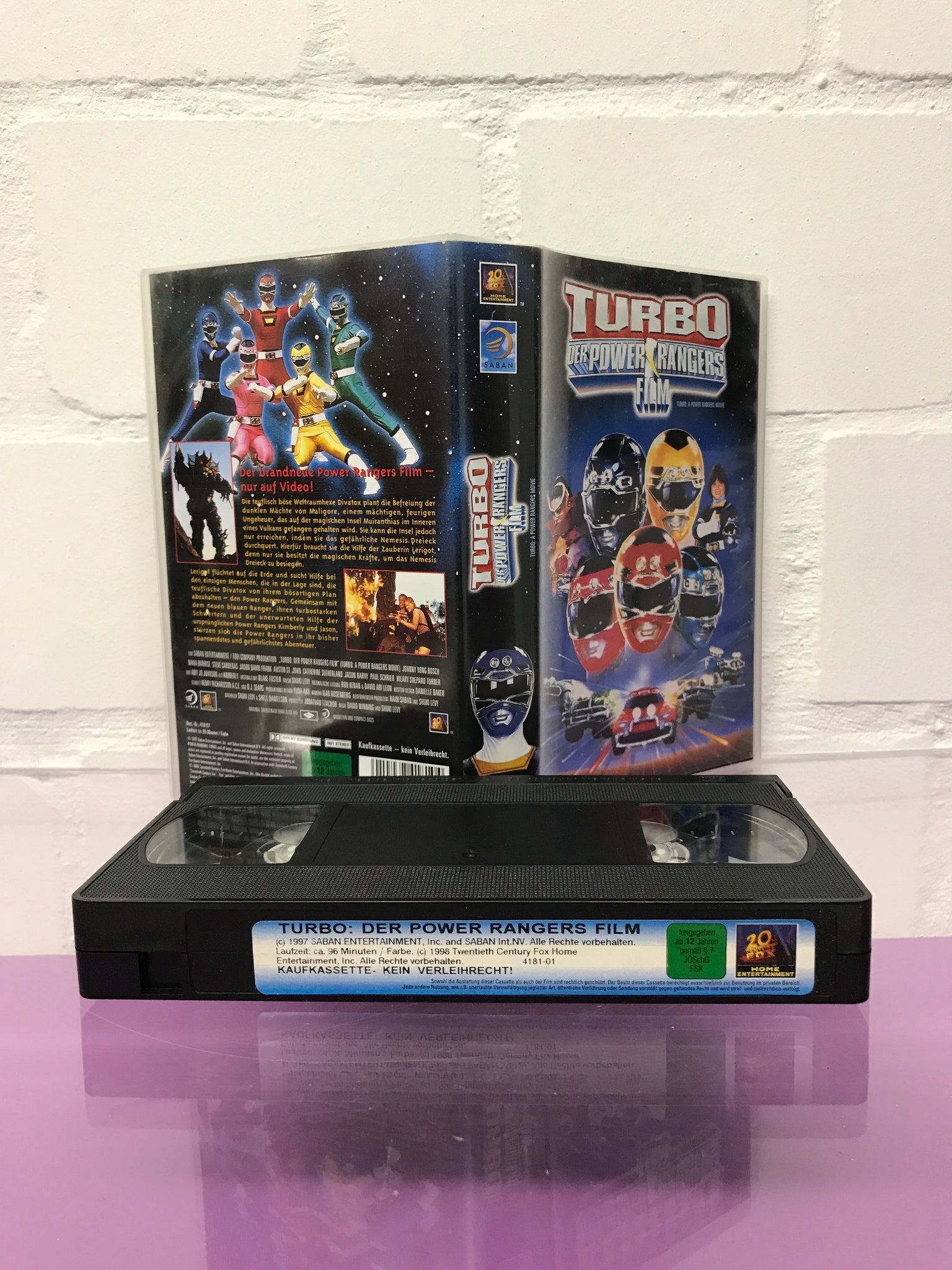 Power Rangers Film Der Turbo der Power Rangers VHS 1997