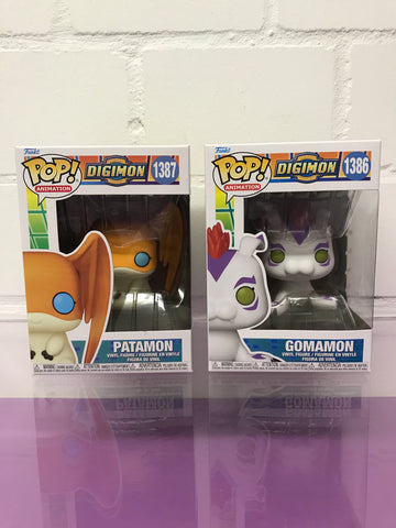 Digimon Funko Pop Set Patamon Gomamon 2023