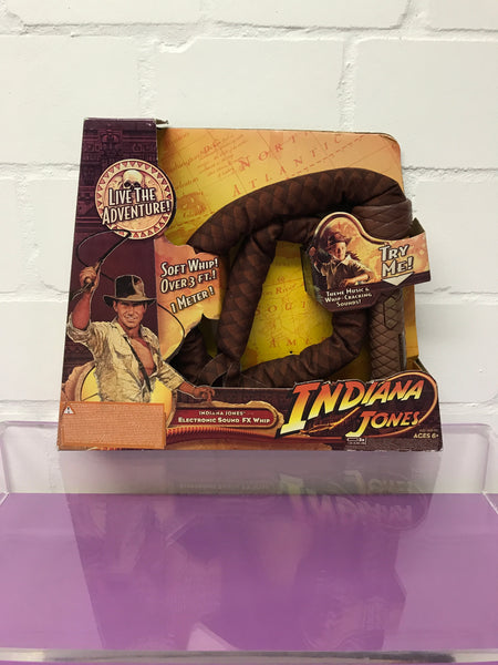 Indiana Jones Electronic Sound FX Whip Peitsche Retro + Sound