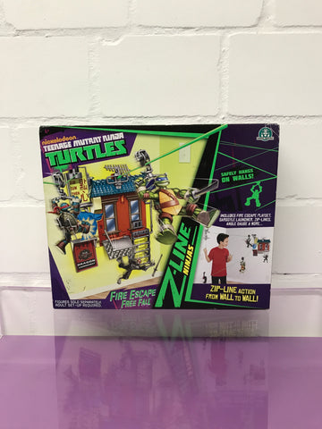 Teenage Mutant Ninja Turtles Fire Escape Free Fall Playset TMNT