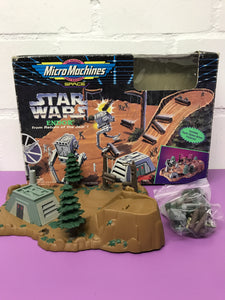 Star Wars Micro Machines Space Endor Return of the Jedi Galoob 1993 Playset (beschreibung)