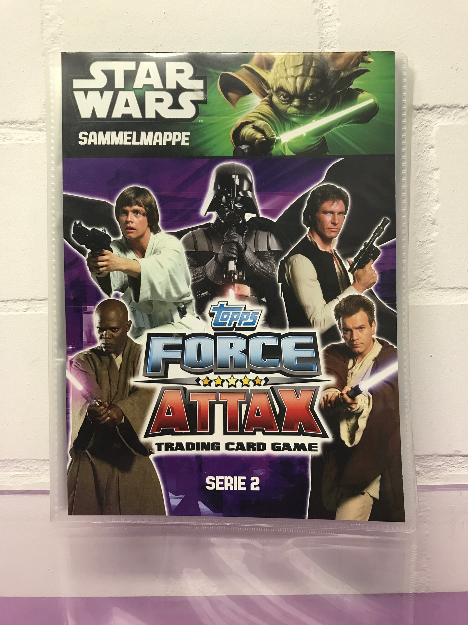 Star Wars Sammelmappe Topps Force Attax unsortiert