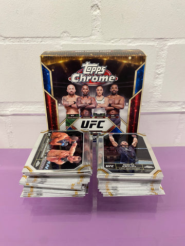 Topps Chrome UFC 2024 Karte Bulk 75 stk.