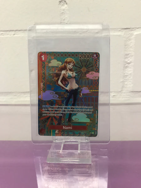 One Piece OP 05 Nami alt Art Trading Card