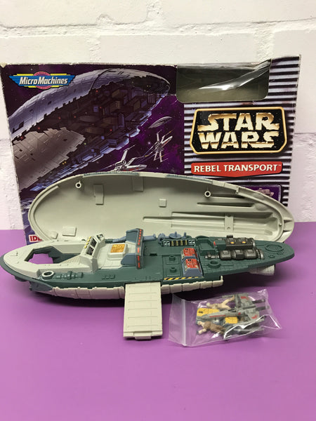 1997 Star Wars Micro Machines Rebel Transport Playset Galoob