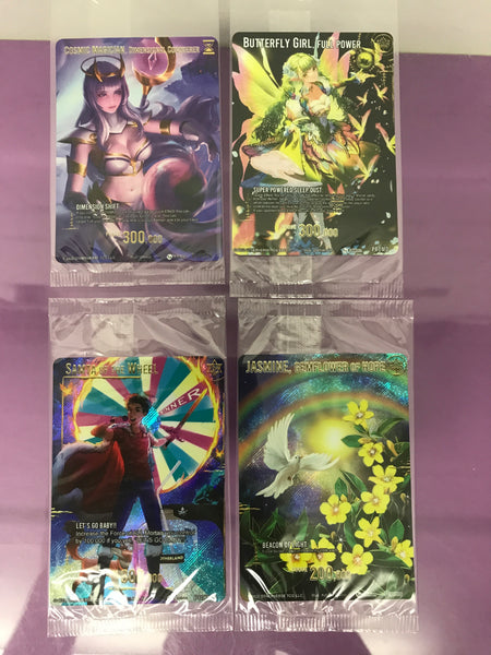 Promotion Set Otherverse TCG RARE 4stk Kickstarter Trading Cards (Sealed)