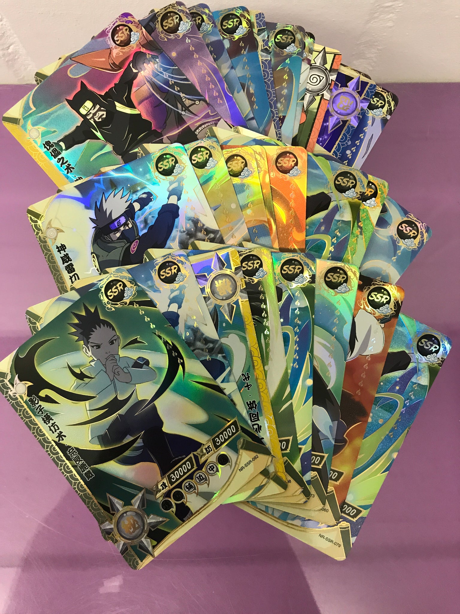 Naruto Kayou SSR Karten Konvolut Trading Cards TCG