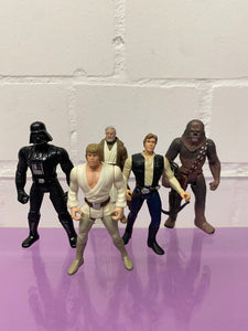 Kenner Retro Star Wars Figuren Konvolut Vader, Luke etc Alt