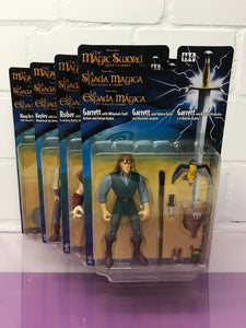 Magic Sword Figuren Set 4stk / King Arthur Kayley Ruber Garrett 1998