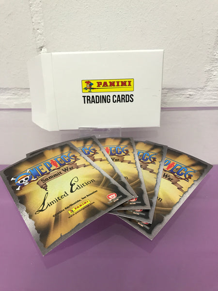 Panini Trading Card Set One Piece Limited Edition Karten