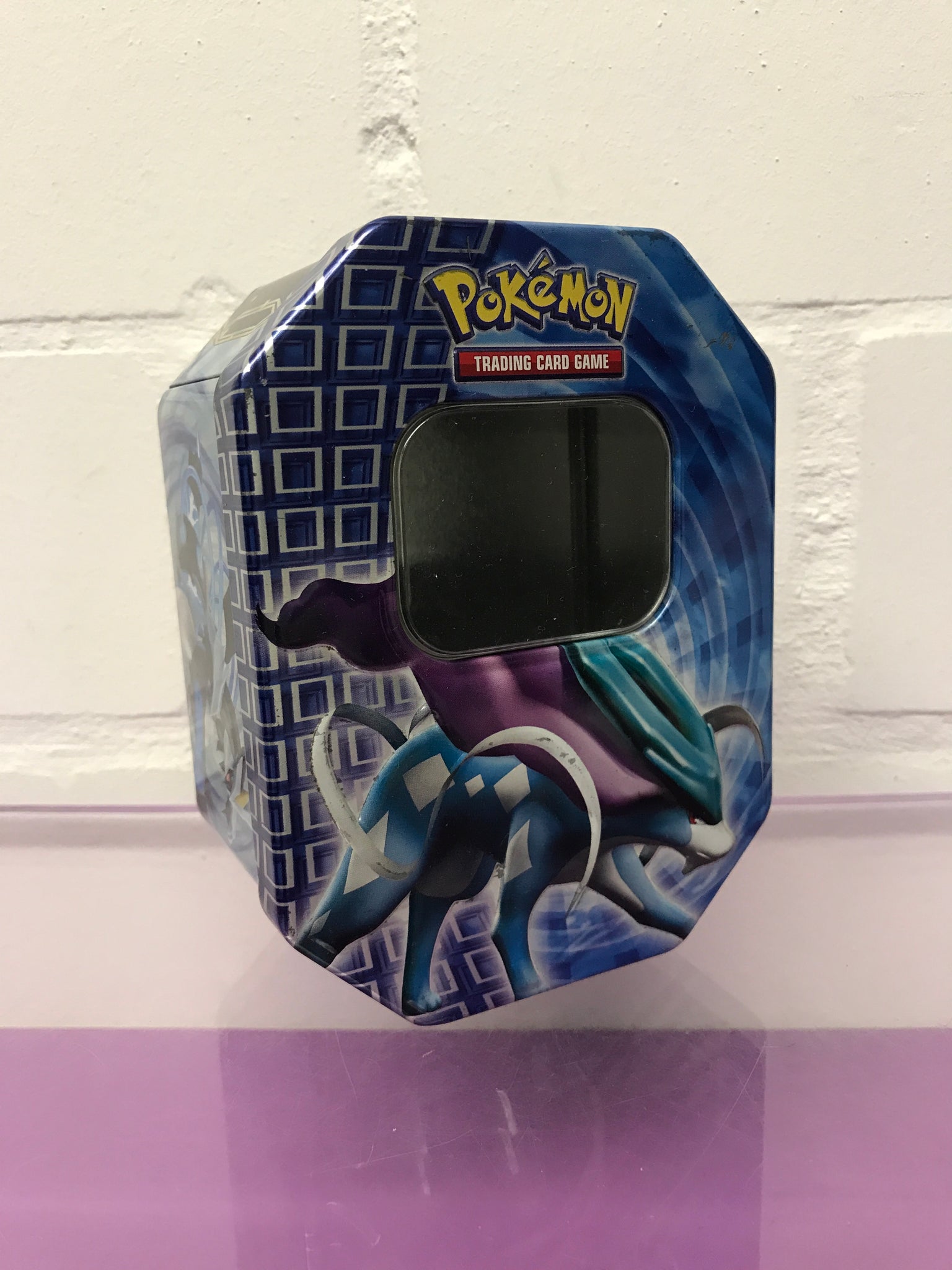 Pokémon Dose Blech Trading Card Box Suicune