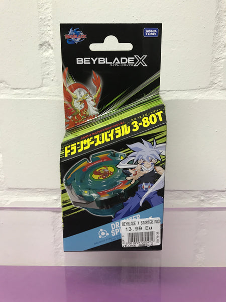 Beyblade X Dranzer Spiral 3-80T Anniversary X-Over Kreisel und Starter