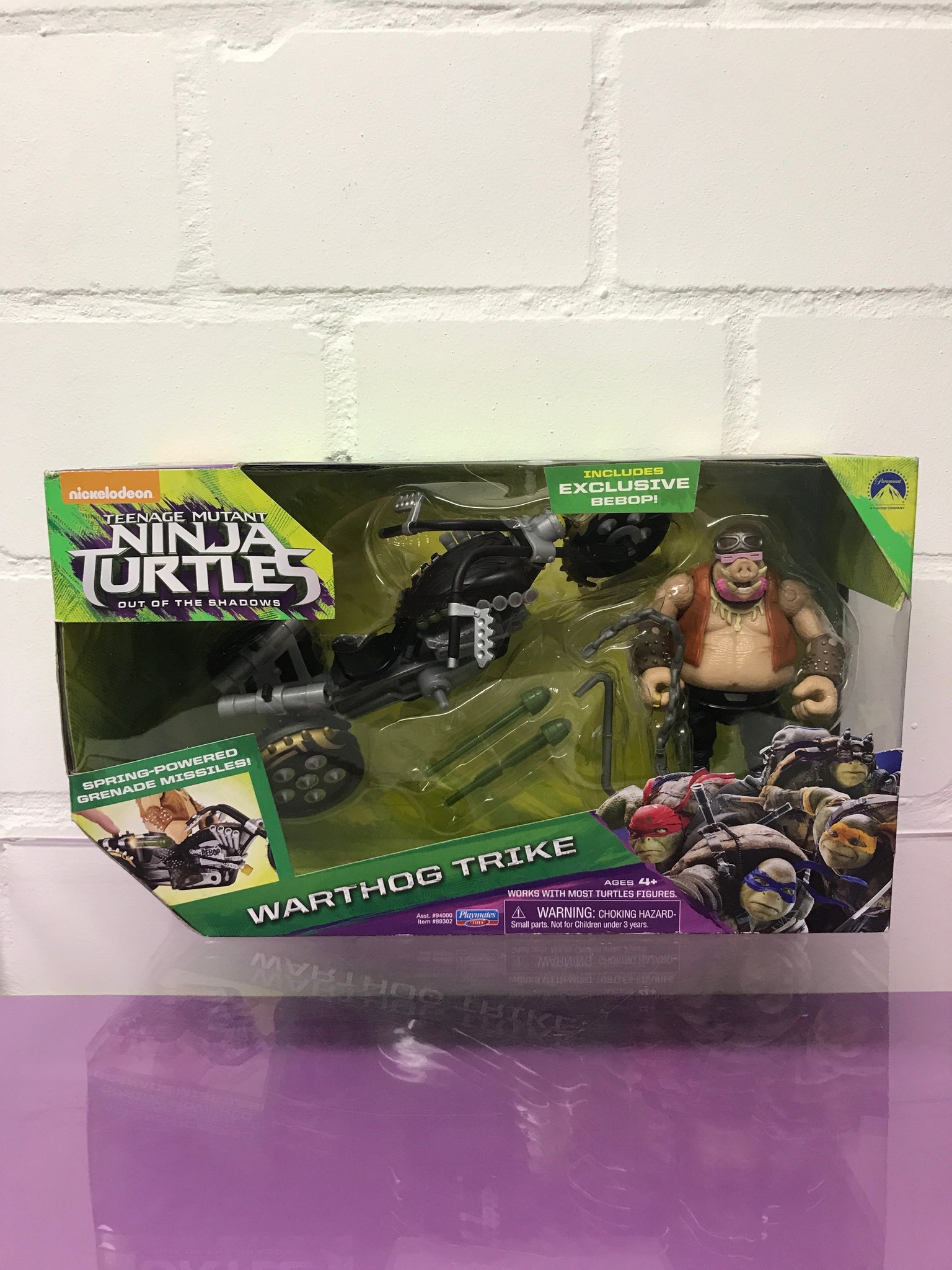 TMNT Ninja Turtles Out of the Shadows Warthog Bebop Trike (selten)