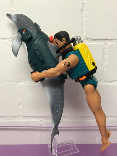 Action Man plus Delphin Playset Vintage Action Figur