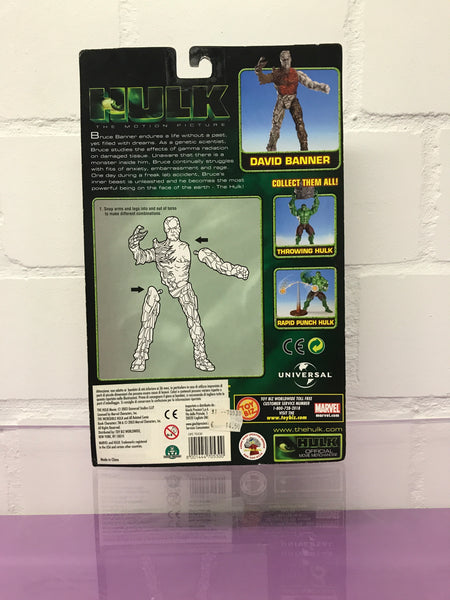 Hulk David Banner Figur Vintage Retro Action Figur Movie OVP Sealed