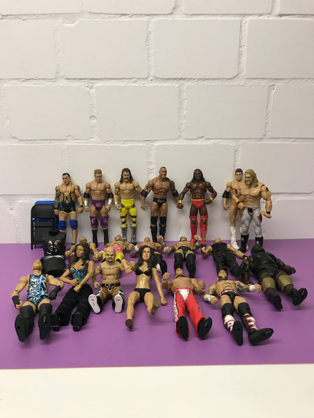 Mattel WWF-WWE Wrestling Figuren Set