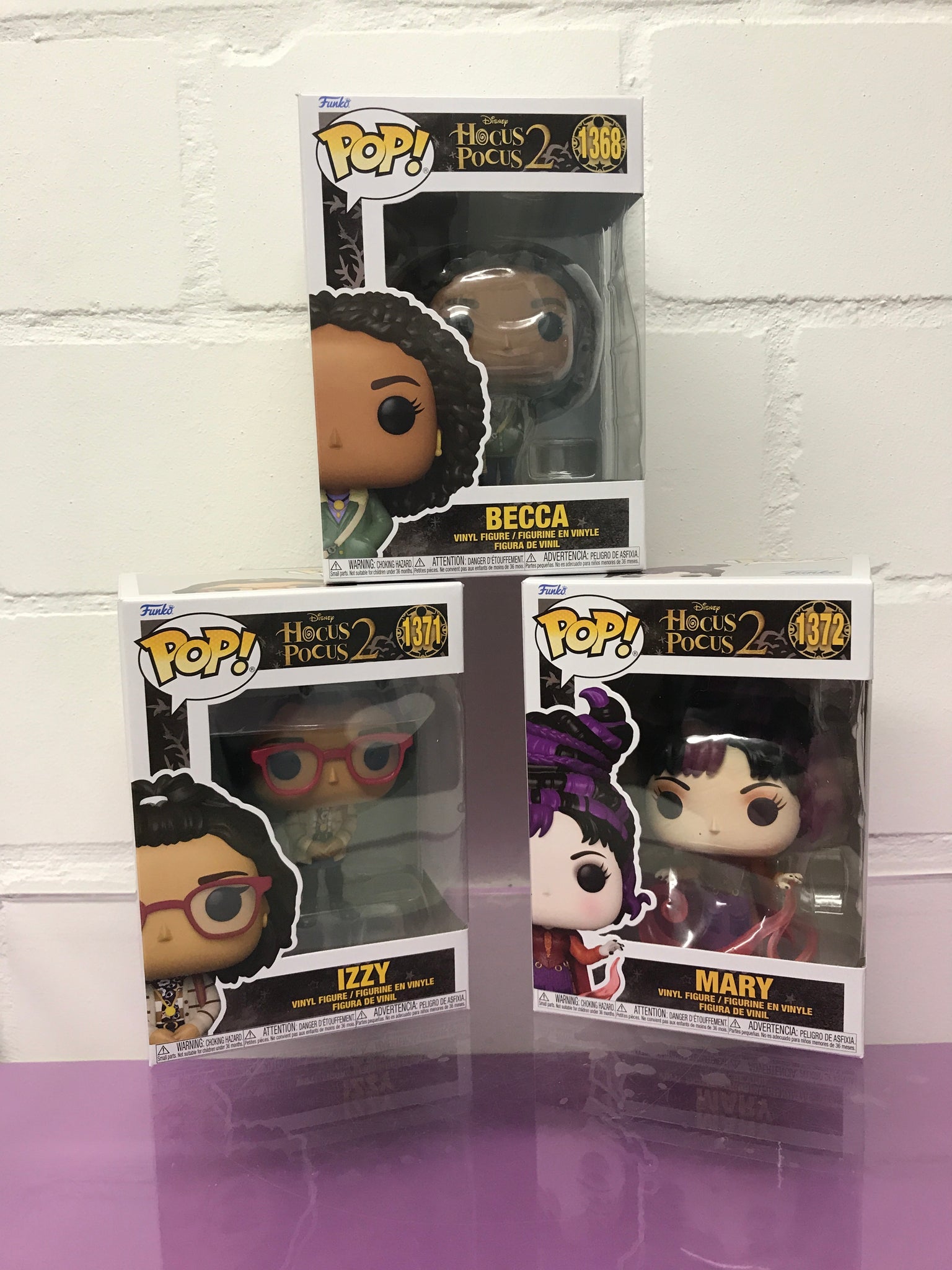 Hocus Pocus Funko Pop 2 Set Izzy Becca Mary 2023