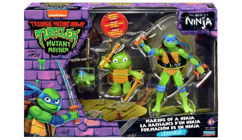 Leonardo TMNT Mutant Mayhem Glow in the Dark Figur SELTEN