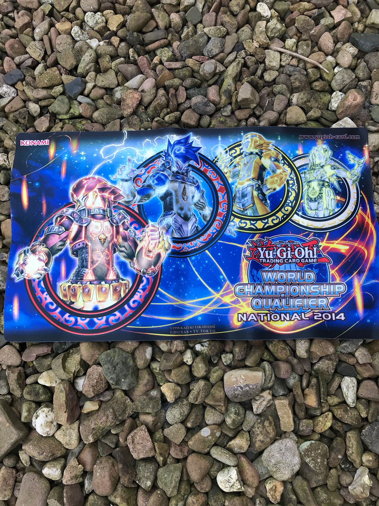 YuGiOh 2014 National Playmat Spielmatte Woröd Championship Qualifier Matte RARE