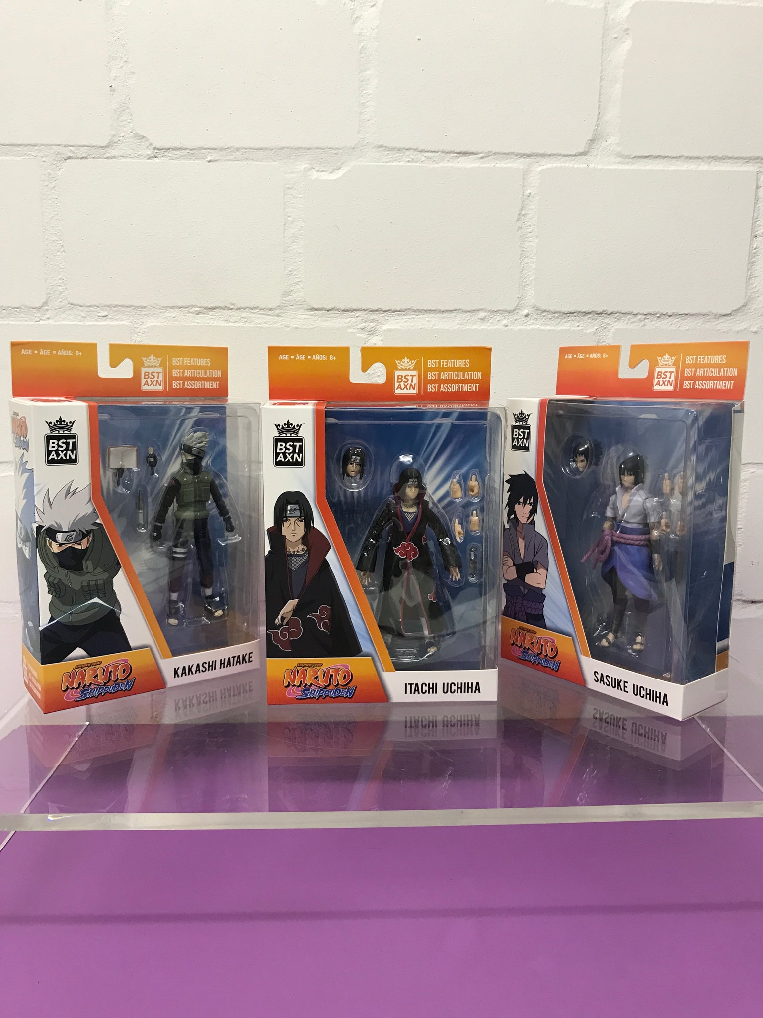 Naruto Set Kakashi Itachi Sasuke 3er Set (Neu)