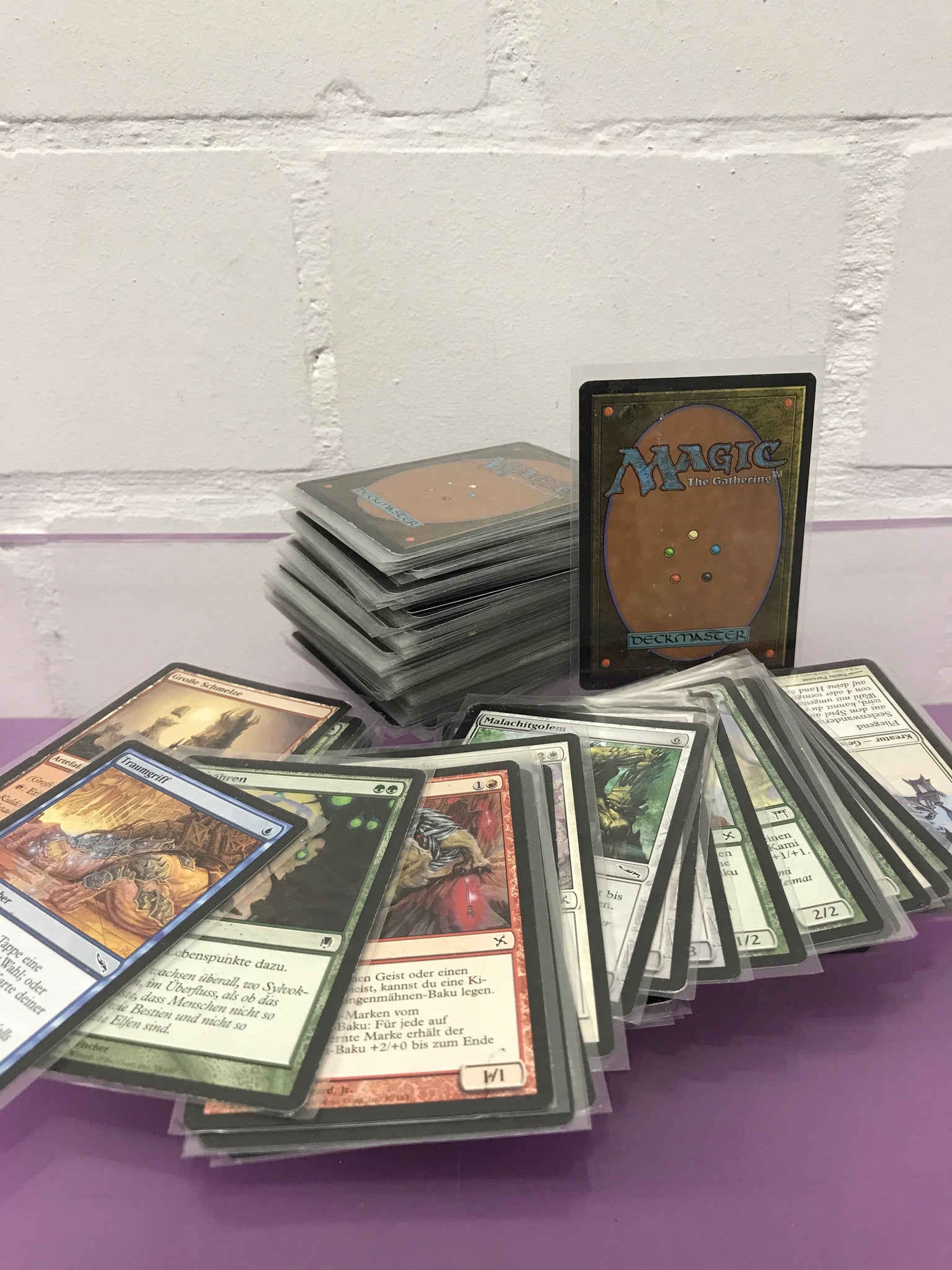 Magic The Gathering Konvolut ca 130stk (stark gebraucht)