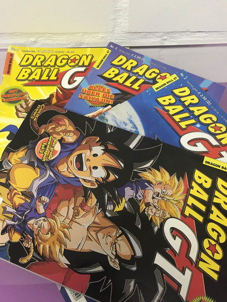 Dragonball GT Retro Comic Hefte Set 4stk (ohne Poster)