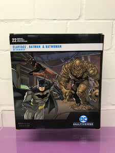 Figuren Batman & Batwoman MacFarlane Gold Level (Clayface fehlt) 2023