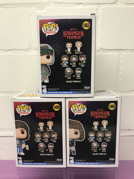 Funko POP Figuren Set Netflix Dustin + Nancy + Jonathan Stranger Things