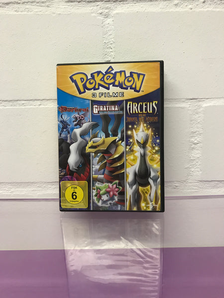 Pokémon 3er Filmset Darkrai Giratina Arceus 2013 DVD