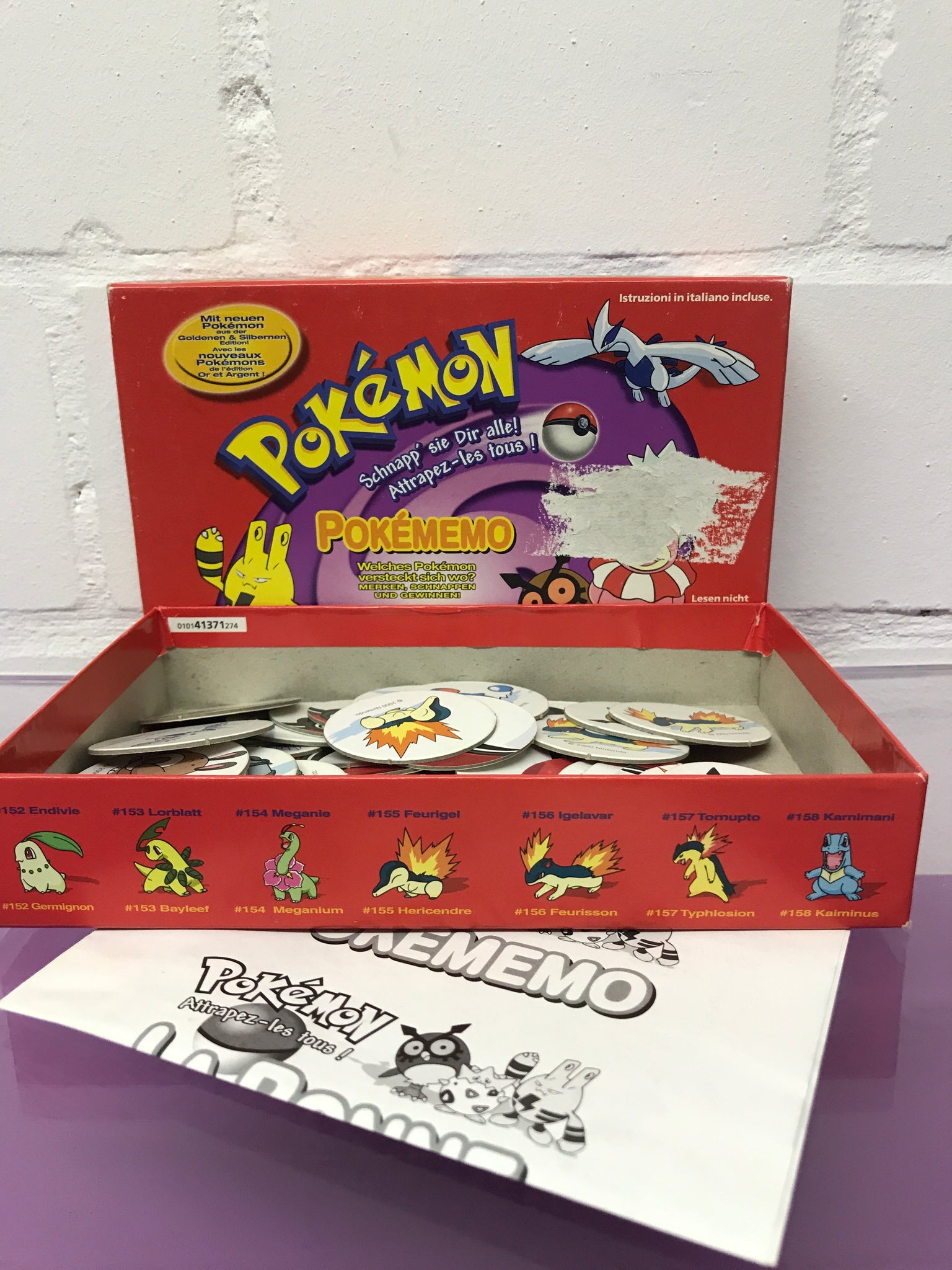 Pokémon Pokememo Spiel 1995 - 2001 Gen 2 MB Spiele Hasbro