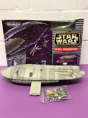 1997 Star Wars Micro Machines Rebel Transport Playset Galoob