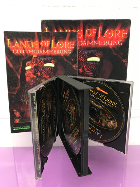 Lands of Lore Götterdämmerung PC Game Retro Big Box