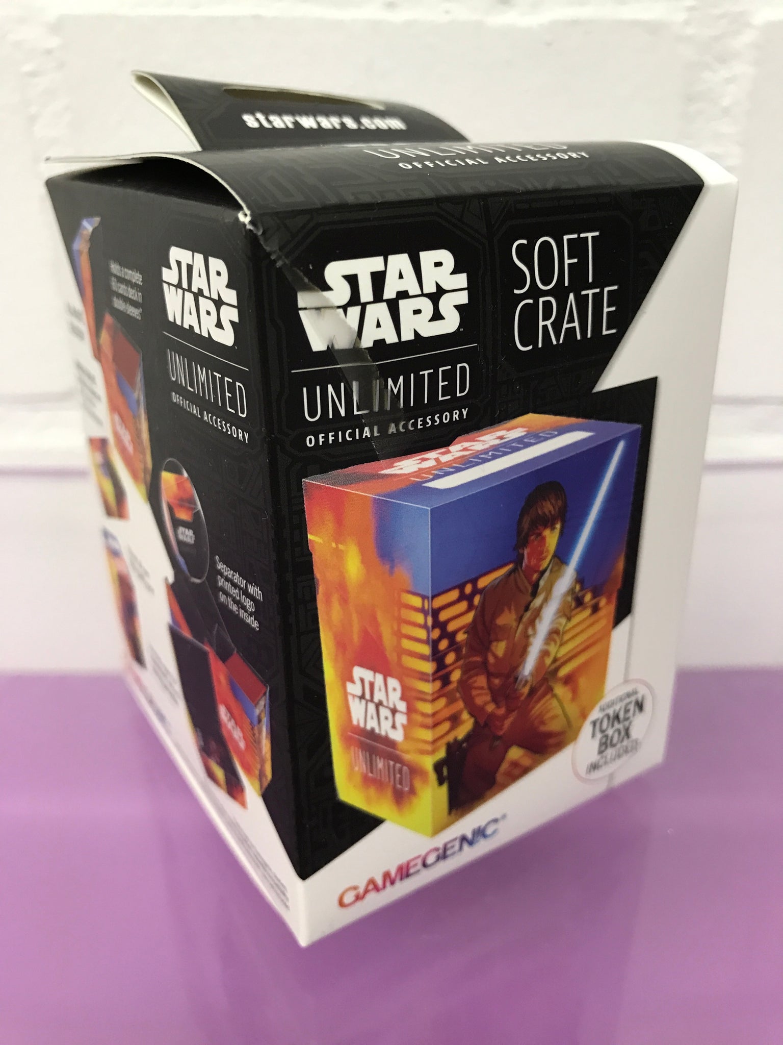 Star Wars Soft Crate Token Box Set 1 Luke Skywalker NEU