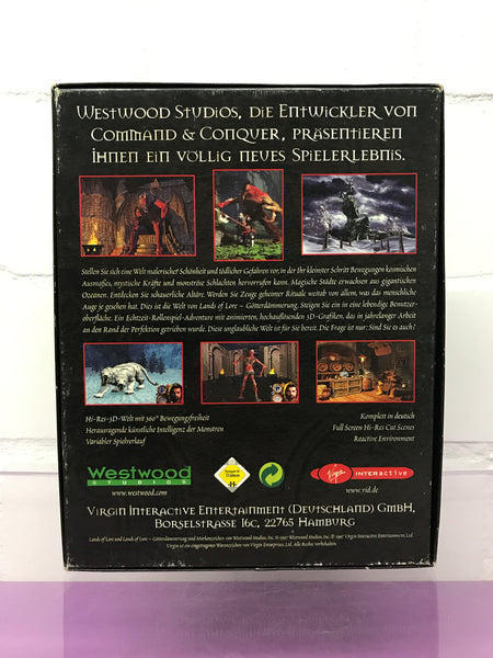 Lands of Lore Götterdämmerung PC Game Retro Big Box