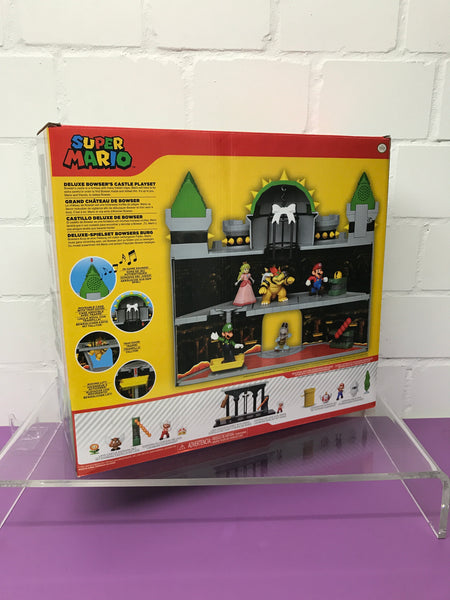 Super Mario Bowsers Castle Playset Deluxe mit Sound (interaktiv)